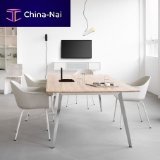 Contemporary dining table JW2010oakwood veneerDouglas fir