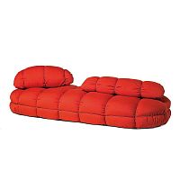 Contemporary sofa SACK fabricbeigeby Marc Sadler