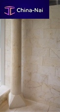 Natural stone column SATRESsolid woodprefab