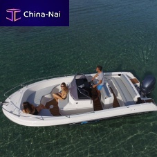 Outboard center console boat 67010-person max.sundeckteak deck