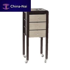 Barber trolley customizablestainless steelsolid wood