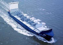 Container ship cargo ship EILBEKice-class