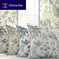 Upholstery fabric PEACOCK TOILEfor curtainnature patterncotton