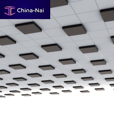 Polyester suspended ceiling BLOCSOUNDtileacoustic