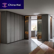 Contemporary walk-in wardrobe GLISS MASTER - SISTEMA 7lacquered woodglossy lacquered woodglass