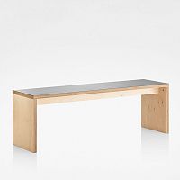 Contemporary bench plywoodbirchlacquered wood