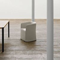 Contemporary chair MAJA Doutdoorindoorfabric