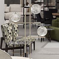 Floor lamp TRIS LISEUSEmetalglasscontemporary