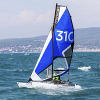 Inflatable sport catamaran 310 SPORTsingle-handedmultipledisassemblable