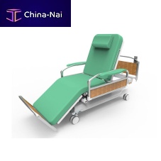 Electric dialysis chair YA-DS-D084-sectionon castersheight-adjustable