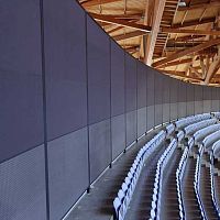 Ceiling acoustic panel ADDSORB® REVfor wallMDFwood veneer