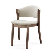 Contemporary dining chair CARAVELAindoorfabricleather