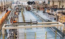 Panel production line for refrigerator cabinetsautomaticflexible