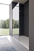 Fixed shower screen BLADEfor alcovestempered glassclear glass