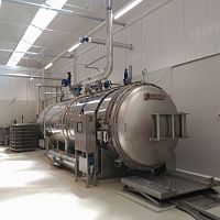 Steam industrial cooker tunastainless steel