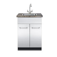 Stainless steel kitchen sink cabinet VSBO2402for gardenhome