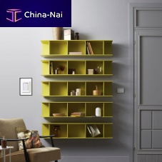 Wall-mounted shelf ARDAcontemporarylacquered woodwhite