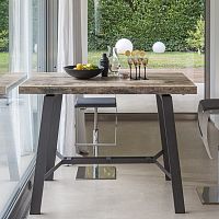Contemporary table PICK-UPmelaminemetal baserectangular