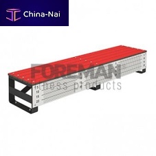 Contemporary bench FY1860.4.2steelHPLcustom