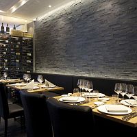 Natural stone wall cladding NATURAL STONE - ARDESIA NERAinterior