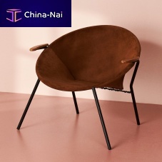 Traditional chair BALLOONindoorleatherteak