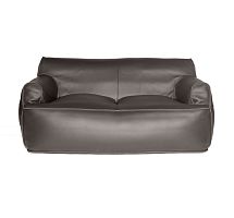 Contemporary sofa CORRALfabricleatherblack