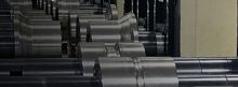Door frame roll forming line with cutting