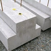 Precast concrete beam rectangularedgefor flooring