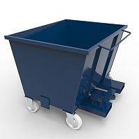 Metal waste container CR1000for urban wasteindustrial wasteself-dumping