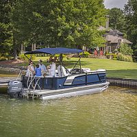 Outboard pontoon boat AP 195 CB10-person max.