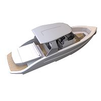 Inboard center console boat 28 Touringdieseltouringaluminum