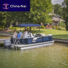 Outboard pontoon boat AP 195 CB10-person max.