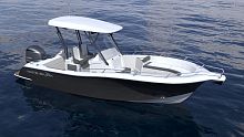Outboard center console boat 240 CC Evoskidivecruising