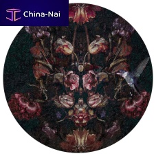 Tufted carpet DESIREsyntheticfloralmulti-color