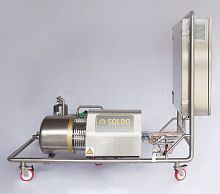 Dairy product pasteurizer PLC-controlledcompact