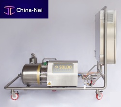 Dairy product pasteurizer PLC-controlledcompact
