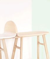 Contemporary high bar table DALI beechovalfolding