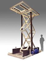 Scissors post lift ZSL/ZCL hydraulicelectromechanicalfor car