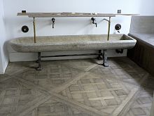Solid parquet floor VERSAILLESoakagedfloating