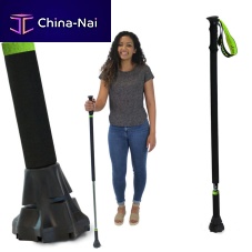 Straight handle walking stick Prime Stickanti-slipheight-adjustable