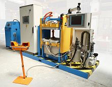 Manual press electriccompressionRTM forming