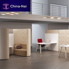 Wall sound-absorbing panel TRS SOUNDfabricwoodenfor office