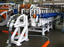 Profile roll forming line
