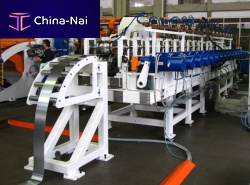 Profile roll forming line