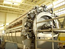 Hot air dryer ASA Seriesrotary drumbatchfor the food industry