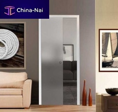 Sliding glass door pocket system HIDDEN