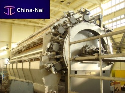 Hot air dryer ASA Seriesrotary drumbatchfor the food industry
