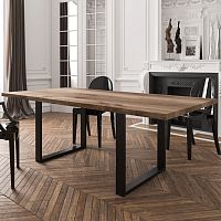 Contemporary table MASSIVOpowder-coated steelpowder-coated steel baserectangular