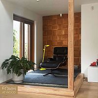 Wall-mounted decorative panel PILLOWfor interiorwallcladding