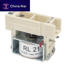 High-voltage electromechanical relay RL 2124 VdcFastonhigh-frequency